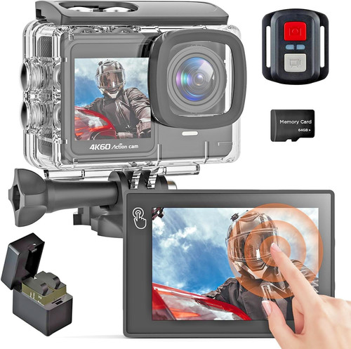 Action cam 4k60fps - 4k60fps, 24mp