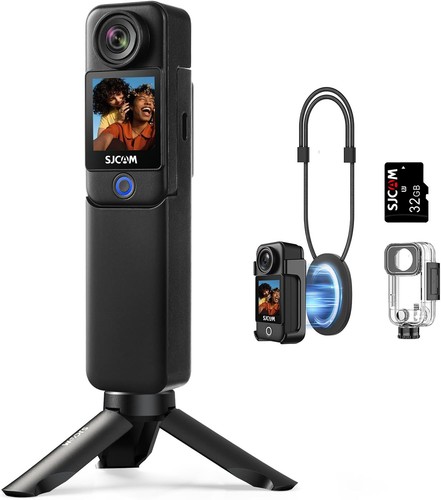 Action camera 20mp dual - action,