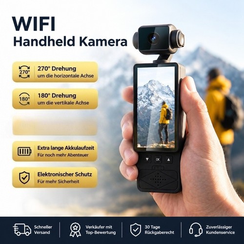 Wlan mini action cam - 2.7k,