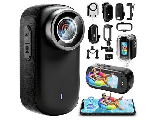Mini action cam wasserdicht - 4k,