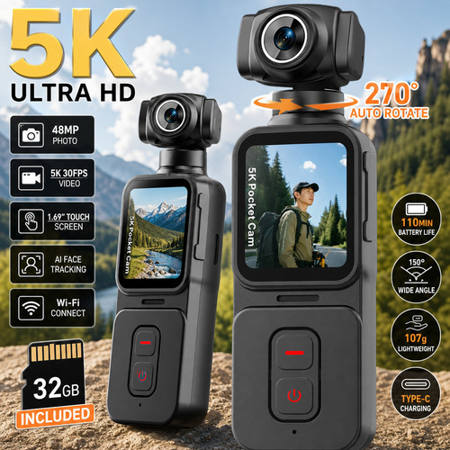 Pocket cam actioncam - cam,