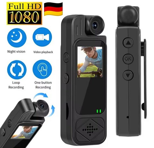 Full body kamera - hd, tragbar